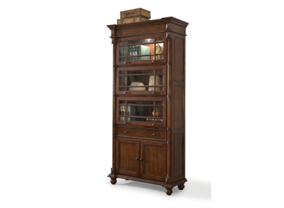 Klassische Bücherschrank Bücherregal Vitrine Vitrinenschrank Schrank Glasschrank