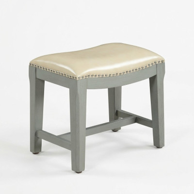 Hocker Bank Beistellhocker Couch Leder Sitz Neu Ottomane Fußhocker Polster