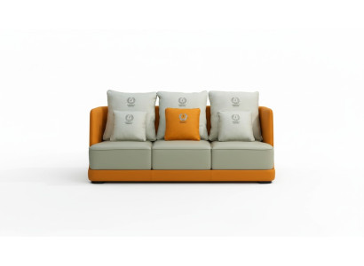 Design Möbel Sofa Coch 3 Sitz Polster Wohnzimmer Sofas Couchen Leder Dreisitzer