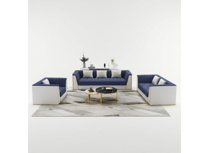 Sofagarnitur 3 2 1 Sitzer Set Design Sofas Polster Couchen Textil Relax