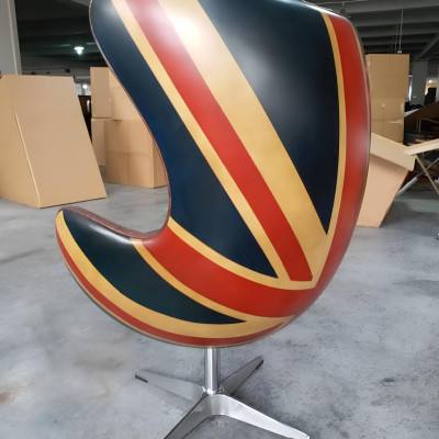 Stuhl Loungesessel Vintage Drehstuhl Chef Sessel Lounge Club Leder Jack