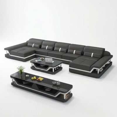 Ecksofa Sofa Couch Sofa Wohnlandschaft ledersofa leder möbel wohnzimmer garnitur