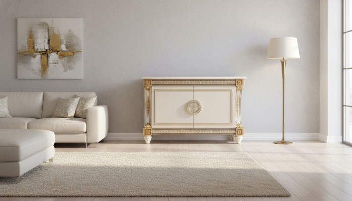 Kommode Sideboard Holz Schrank Anrichte Italienische design luxus Möbel Neu