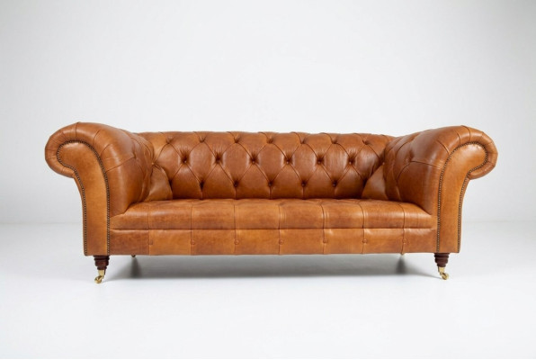 Chesterfield Sofa Samt Dreisitzer Design Sofas Polster Couchen Couch Samt 220cm