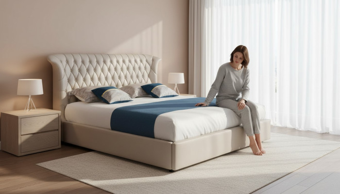 Polsterbett Betten Bett Polster Designer Hotel Chesterfield Luxus Design