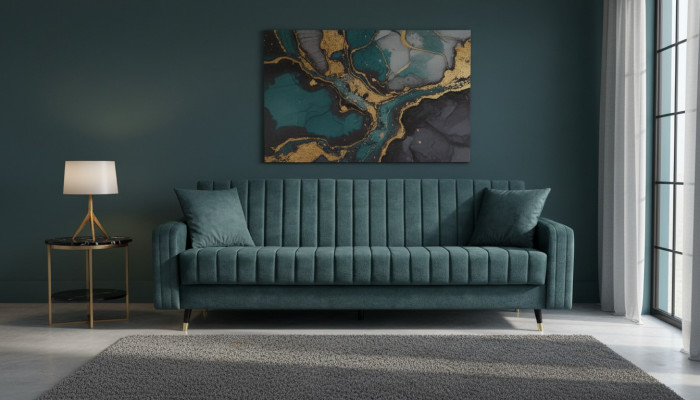 Dreisitzer Stoff Wohnzimmer Rosa Design Sofa Sofas Samt xxl big Polster Couchen