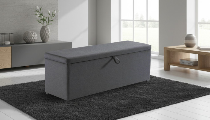 Hocker Poufa Fußhocker Hocker Polsterhocker Sitzhocker Beistell Stoff Gepolstert