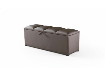 Truhe Aufbewahrung Box Luxus Schlafzimmer Hocker Textil Fußhocker