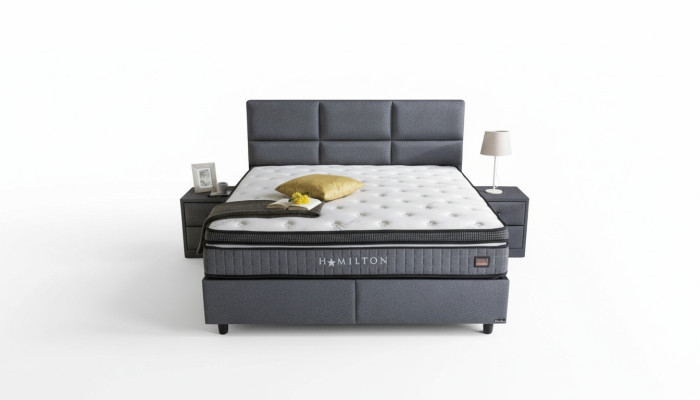 Bett Textil 2x Nachttisch 3 tlg. Schlafzimmer Set Möbel Modern Luxus Betten Neu