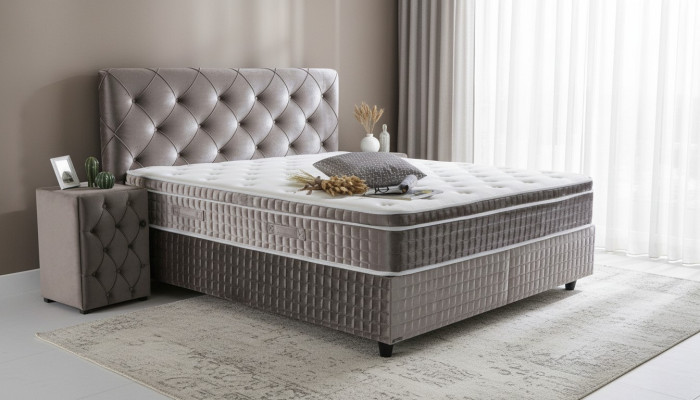 Möbel Luxury Modern Betten Polster Chesterfield Betten Schlafzimmer