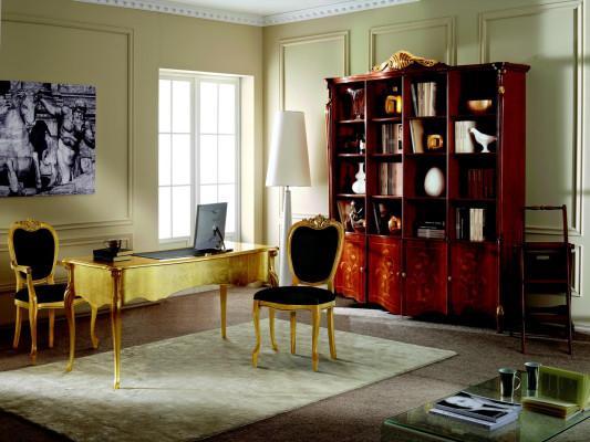 Designer Möbel Tisch Gold Wohnzimmer Holz Tisch Italienische Luxus Möbel