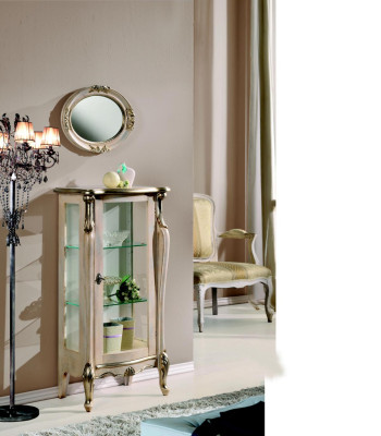 Möbel Holz Stil Barock Regale Glasschrank Vitrine Glasschrank Italienische Möbel