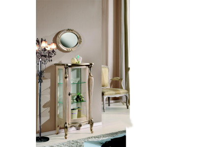 Möbel Holz Stil Barock Regale Glasschrank Vitrine Glasschrank Italienische Möbel