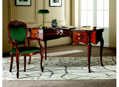 Schreibtisch Barock Rokoko Tisch 2tlg. Set Garnitur Italienische Möbel