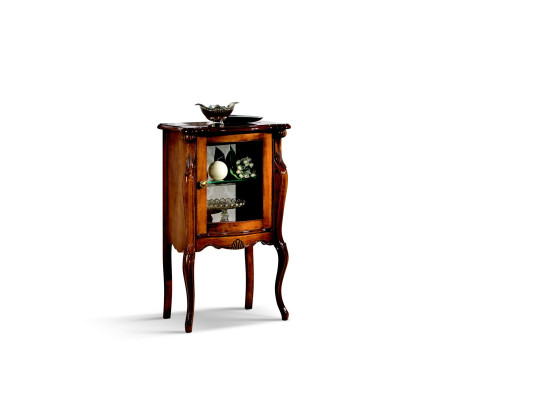 Designer Italienische Möbel Vitrine Barock Kleiderschrank Glasschrank Anrichte Neu