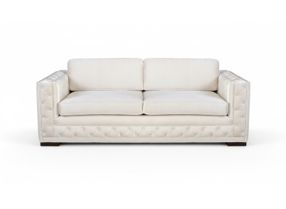 Weiß Chesterfield Modern Design Couchen Textil Sofa Neu Kreative Möbel 3 Sitzer
