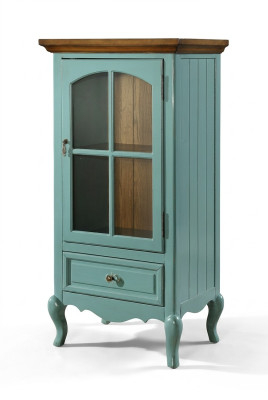 Klassische Vitrine Schrank Wohnzimmer Vitrinen Vitrinen Amerikanisch Möbel grüne