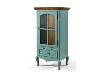 Klassische Vitrine Schrank Wohnzimmer Vitrinen Vitrinen Amerikanisch Möbel grüne