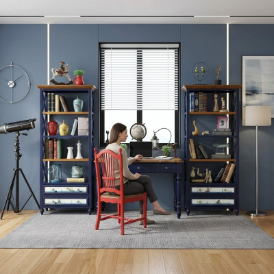 Schreibtisch Computertisch Bürotisch Arbeitstisch Tisch Möbel Landhausmöbel