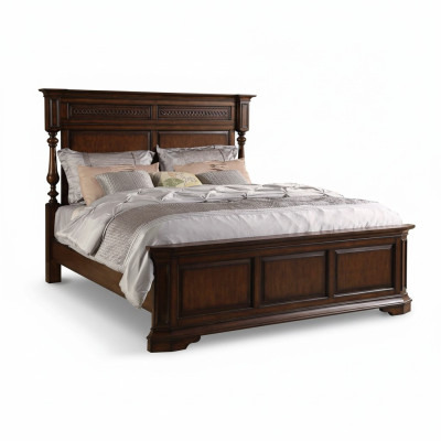 Holzbett Bett Doppelbett Echtholz Schlafzimmer Hotel 180x200cm Neu Betten Neu