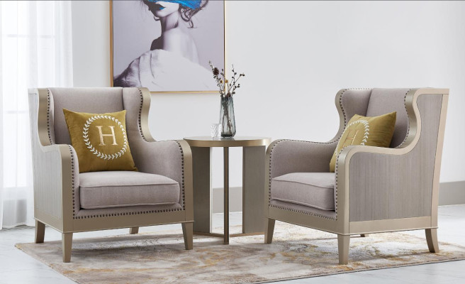 Textil Sessel 1 Sitzer Sofa Polster Sofas Design Luxus Klassische Modern Lehn
