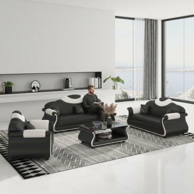 Sofagarnitur 3+2+1 Sitzer Garnitur Sofas 3tlg. Wohnlandschaft Sofa Couch Polster