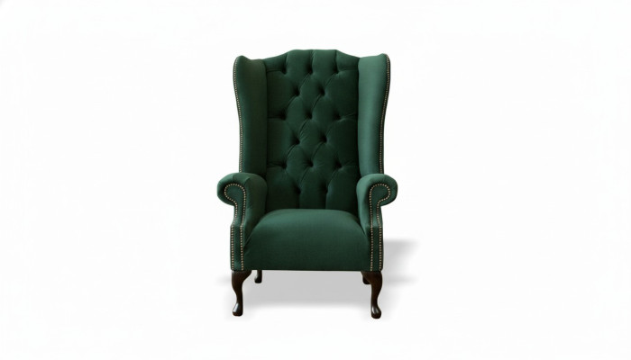 Ohrensessel Sessel Samt Design Polster Sofa Chesterfield Textil Möbel jvmoebel ®