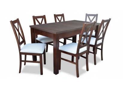 Komplette Esszimmer Garnitur Tisch 6x Lehnstuhl Stühle Luxus Essgruppe Set 7tlg
