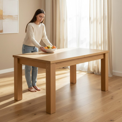 Konferenztisch Holztisch Tische Meeting Esszimmer Luxus Tisch xxl Big Designer 