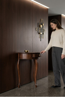 Konsolen Tisch Design Möbel Tische Sideboard Medusa Luxus Wohnzimmer Lowboard