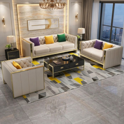 Sofagarnitur 3+2+1 Sitzer Set Design Sofa Polster Couchen Couch Modern Luxus 
