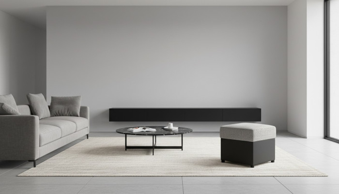 Polster Design Hocker Design Fußhocker Ottomane Sitz Textil Chaise Lounge 