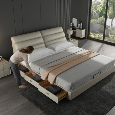 Bett Klassisch Polster Design Luxus Doppel Hotel Betten Schlaf Zimmer