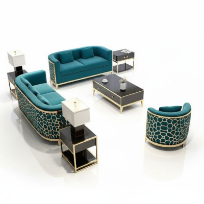 Sofagarnitur Couch 321 Sitz Textil Couchen Sofas Luxus Möbel Polster