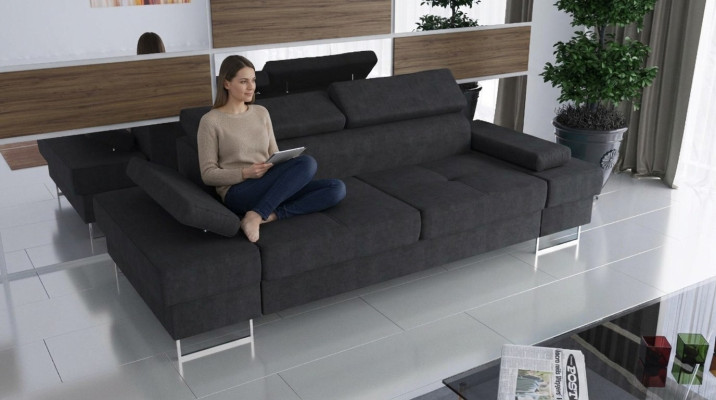 Design Sofa 3 Sitzer Multifunktion Couch Polster Schlafsofas Sofas Couchen Neu