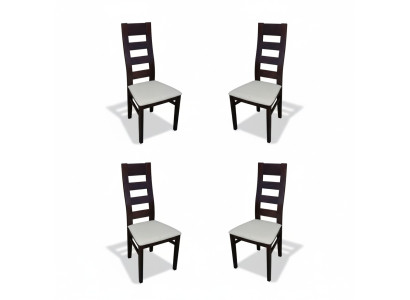 Stühle Gastro Esszimmer Stoff Neu Design Set 4x Sessel Stuhl Holz Textil Polster