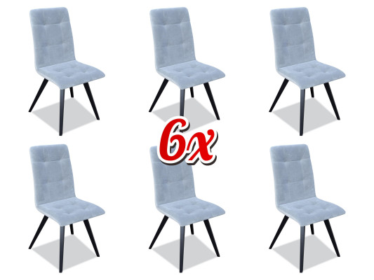 Gruppe Sessel Italienische Luxus Möbel Garnitur Esszimmer Stuhl Set 6x Stühle
