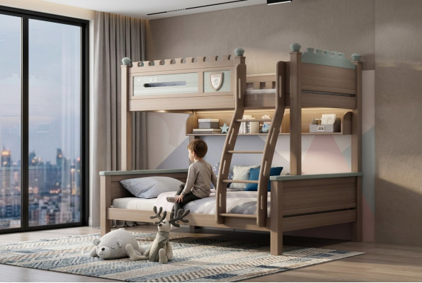Etagenbett Hochbett Kinderbett Hochbetten Kiefer Holz Kinder Zimmer Bett Neu