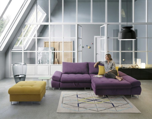 Eleganc L-Form Ecksofa Stoff Couch Wohnzimmer moderne Design Sofas