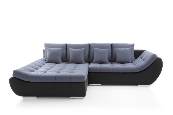 Moderne Design Sofas Couchs Möbel Stoff L-Form Wohnzimmer Ecksofa