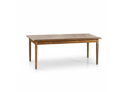 Konferenztisch Esstisch Echtes Holz Esszimmer Möbel Klassischer Tisch Abendessen