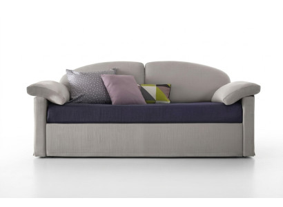 Design Sofa 3 Sitzer Couch Polster Luxus Textil Zweifarbig Italienische Möbel