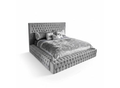 Doppel Betten Ehe Schlaf Zimmer Leder Hotel Neu Bett Polster Design Luxus Metall