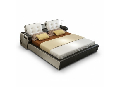 Bett Musik System USB Betten Multifunktion Luxus Möbel Schlafzimmer
