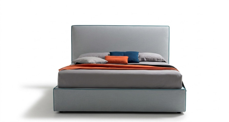 Luxus Betten Textil Hotel Polster Sitz Textil Italien Designer Bett Schlafzimmer