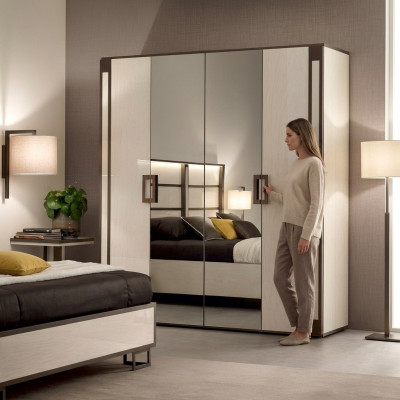Luxus Kleider Schrank Design Kleiderschränke Einrichtung Holz Italienische Möbel