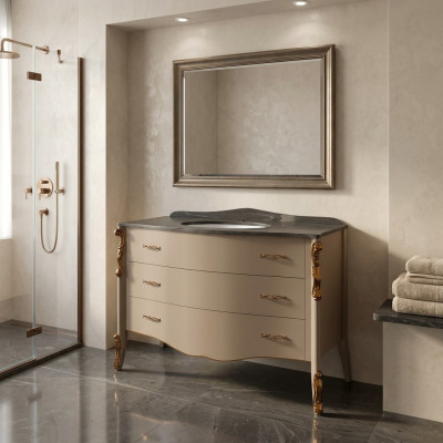 Badmöbel Unterschrank Waschtisch Waschbecken 122cm Schrank Badezimmermöbel Bad