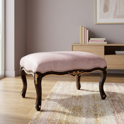 Ottomane Chaiselounge Sitzbank Textil Designer Hocker Fußhocker Beistellhocker