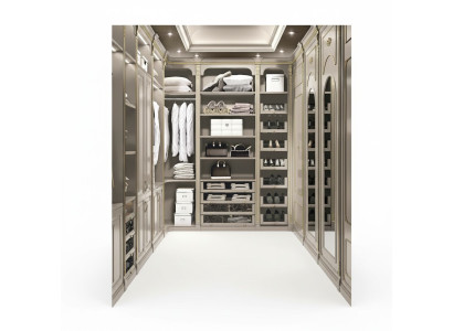 Begehbarer Kleider Schrank Luxus Umkleide Klassische Garderobe Maßanfertigung