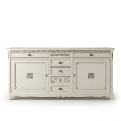 Vitrinen Anrichte Küchenbüfett Landhaus Regal Anrichte Schrank Buffet Vitrine